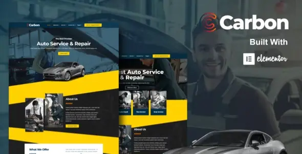 Carbon – Car Service Elementor Template Kit